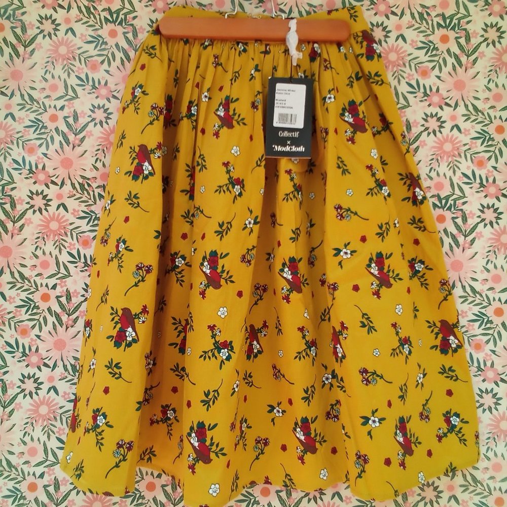 MODCLOTH * NWT * Jasmine Robin Skirt  ~ Size xs